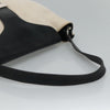 Gucci Shoulder Bag – White-Black Canvas Leather