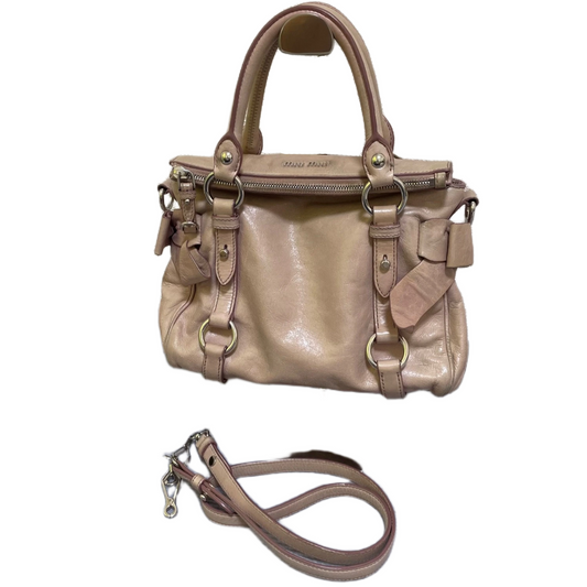 Vintage Miu Miu Mini Bow Bag - Pink Leather