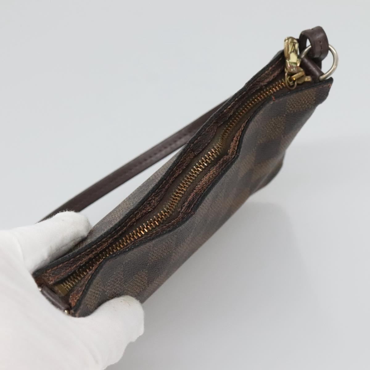 Louis Vuitton Pochette Accessoires – Damier Ebene Bag – Brun