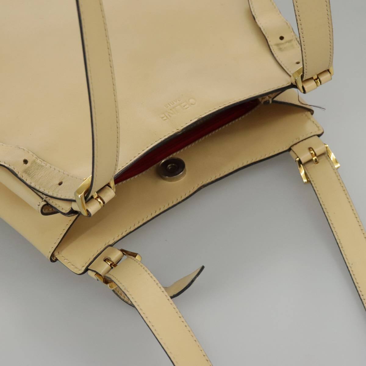 Celine Shoulder Bag – Beige Leather
