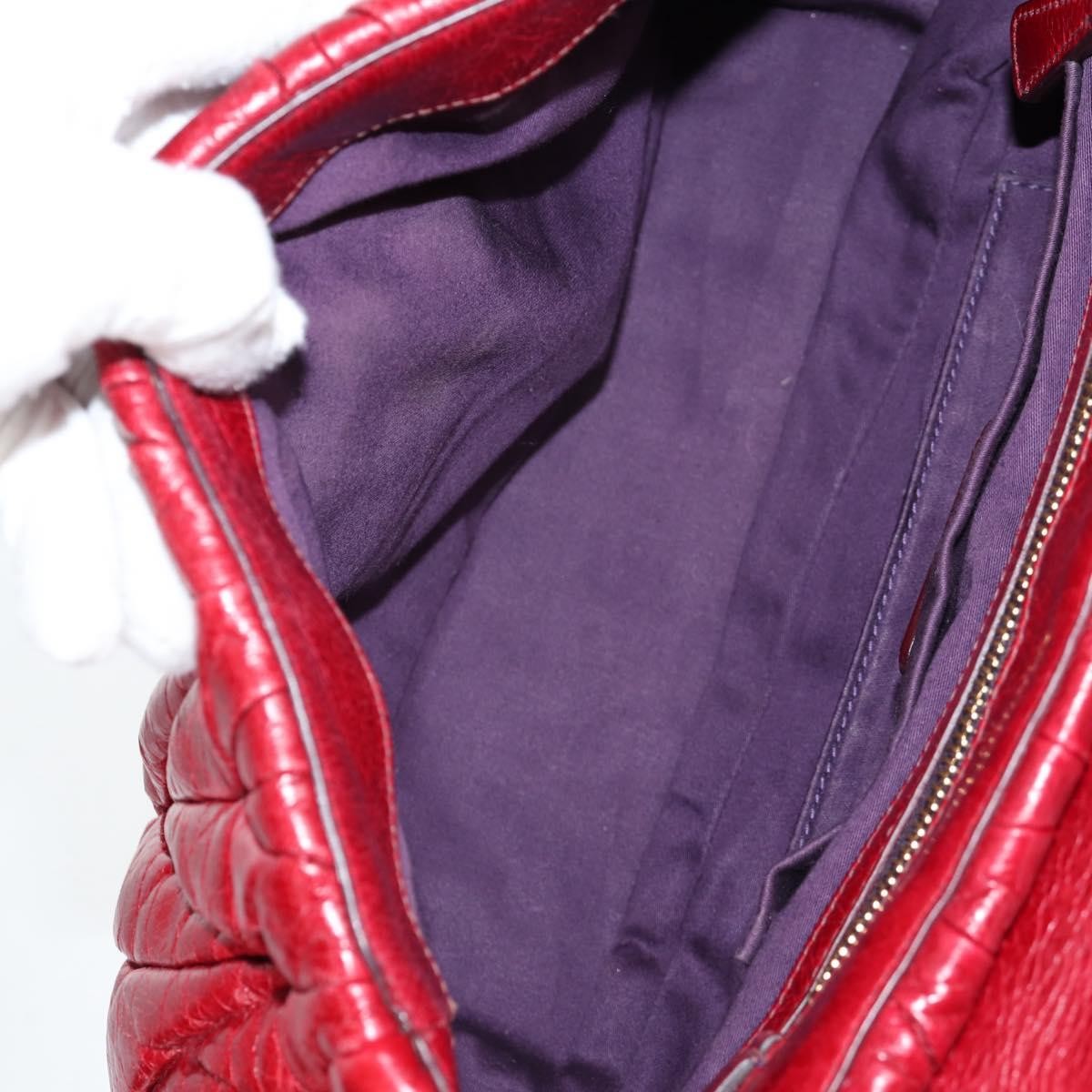 Miu Miu Matelasse Bag – Rød Leather