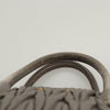 Miu Miu Matelasse Bag – Gray Leather