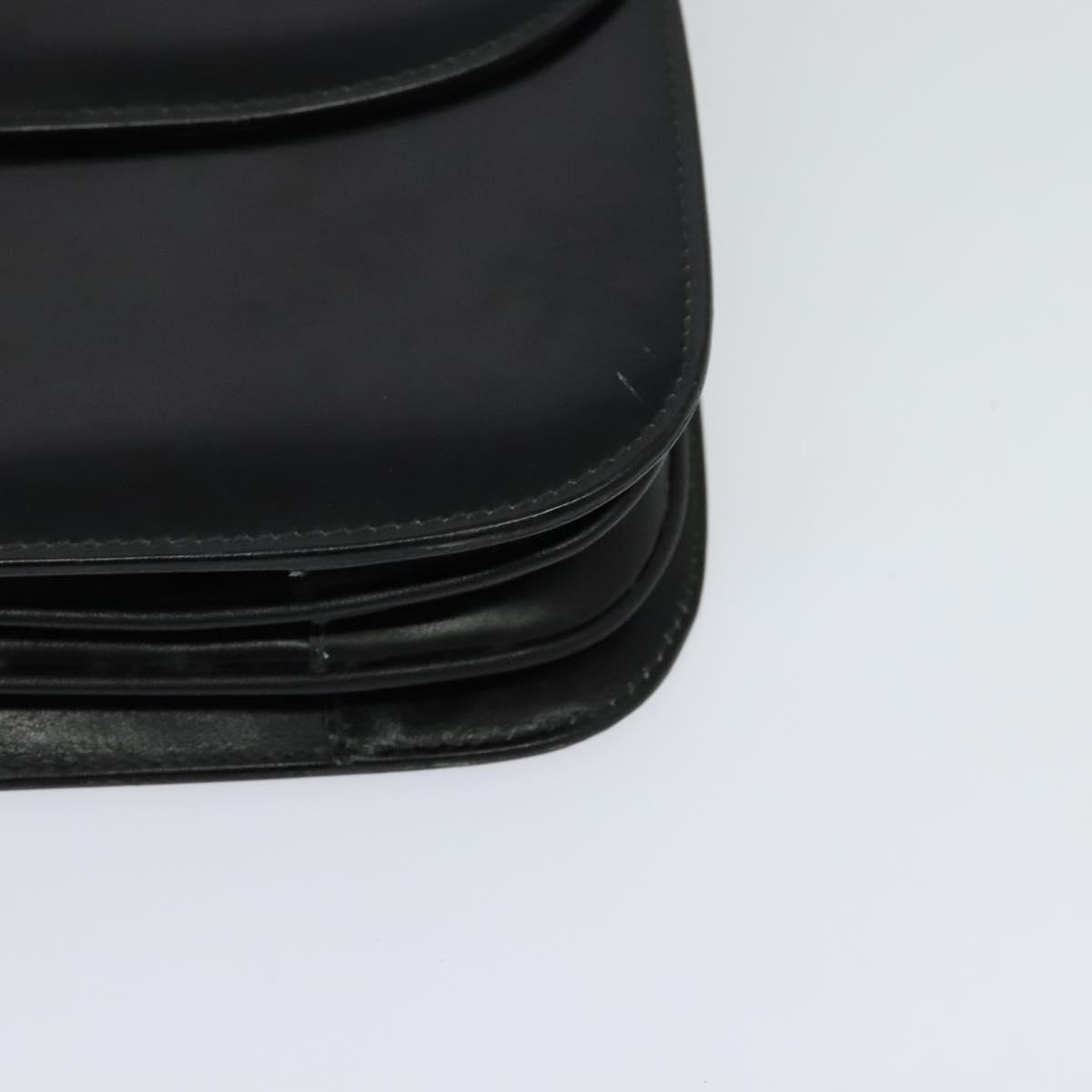 Celine Shoulder Bag – Black Leather Gold