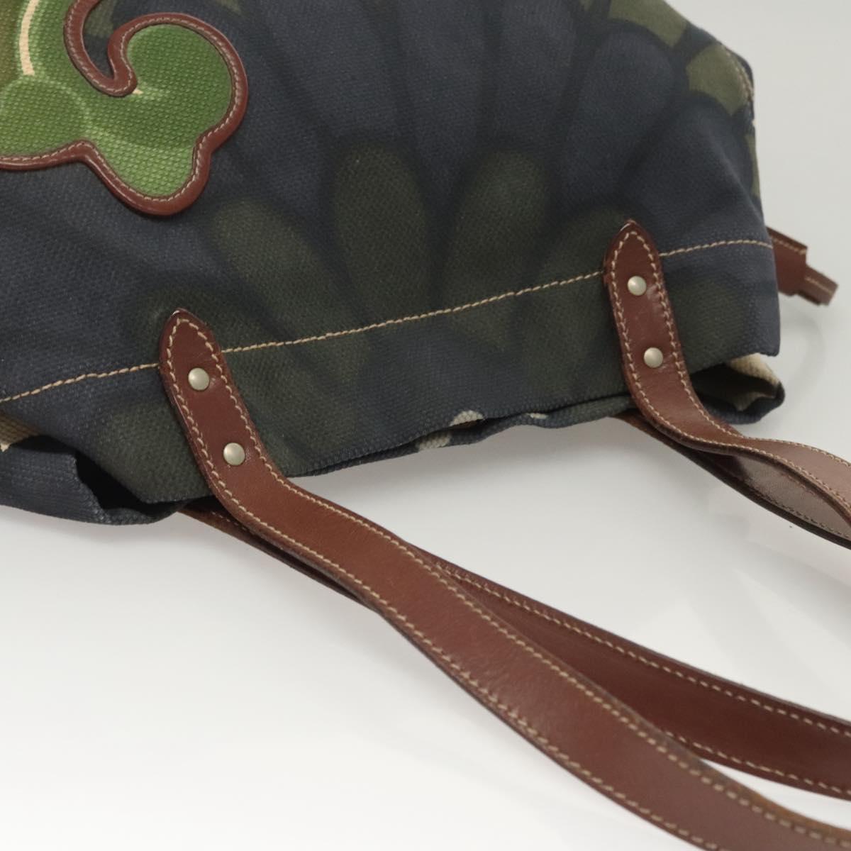 Miu Miu Tote Bag – Canvas Navy Silver