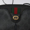 Gucci GG Supreme Web Sherry Line Bag – Black PVC Gold