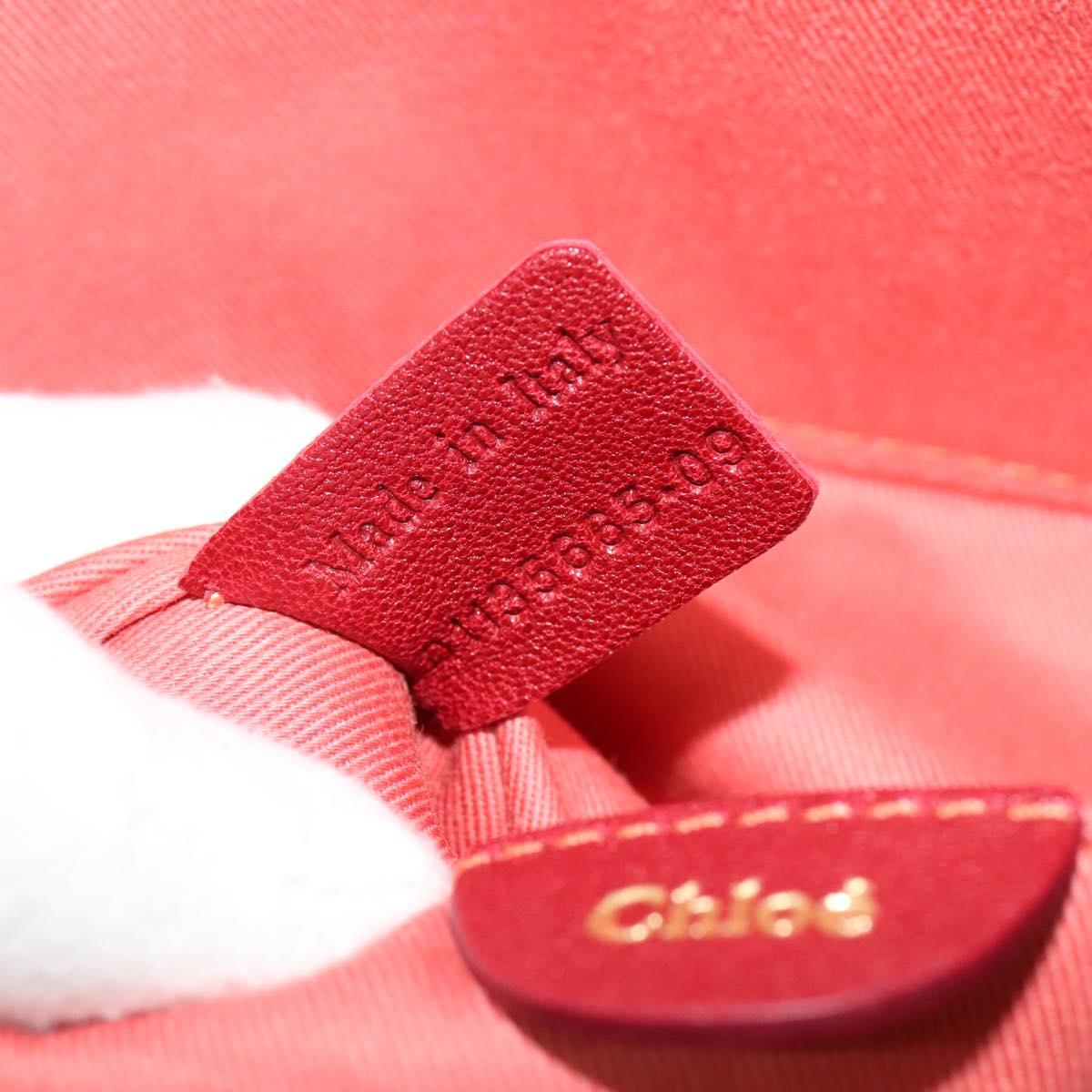 Chloe Angie Bag – Red Leather