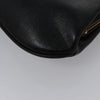 Celine Chain Gamaguchi Shoulder Bag – Black Leather