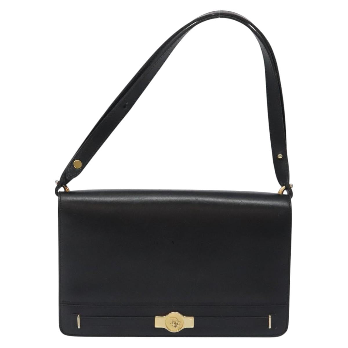 Dior Shoulder Bag – Black Leather
