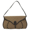 Celine Macadam Canvas Shoulder Bag – Beige & Gold