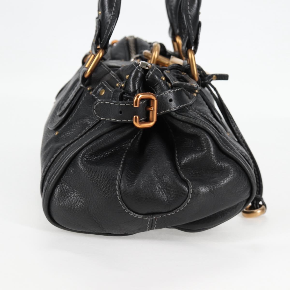 Chloe Paddington Bag - Black Leather
