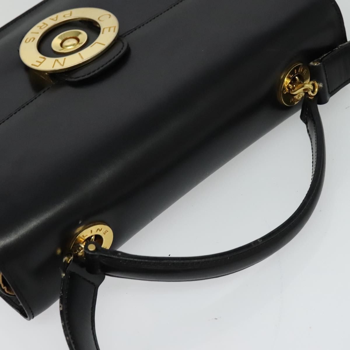 Celine Bag – Black Leather Gold