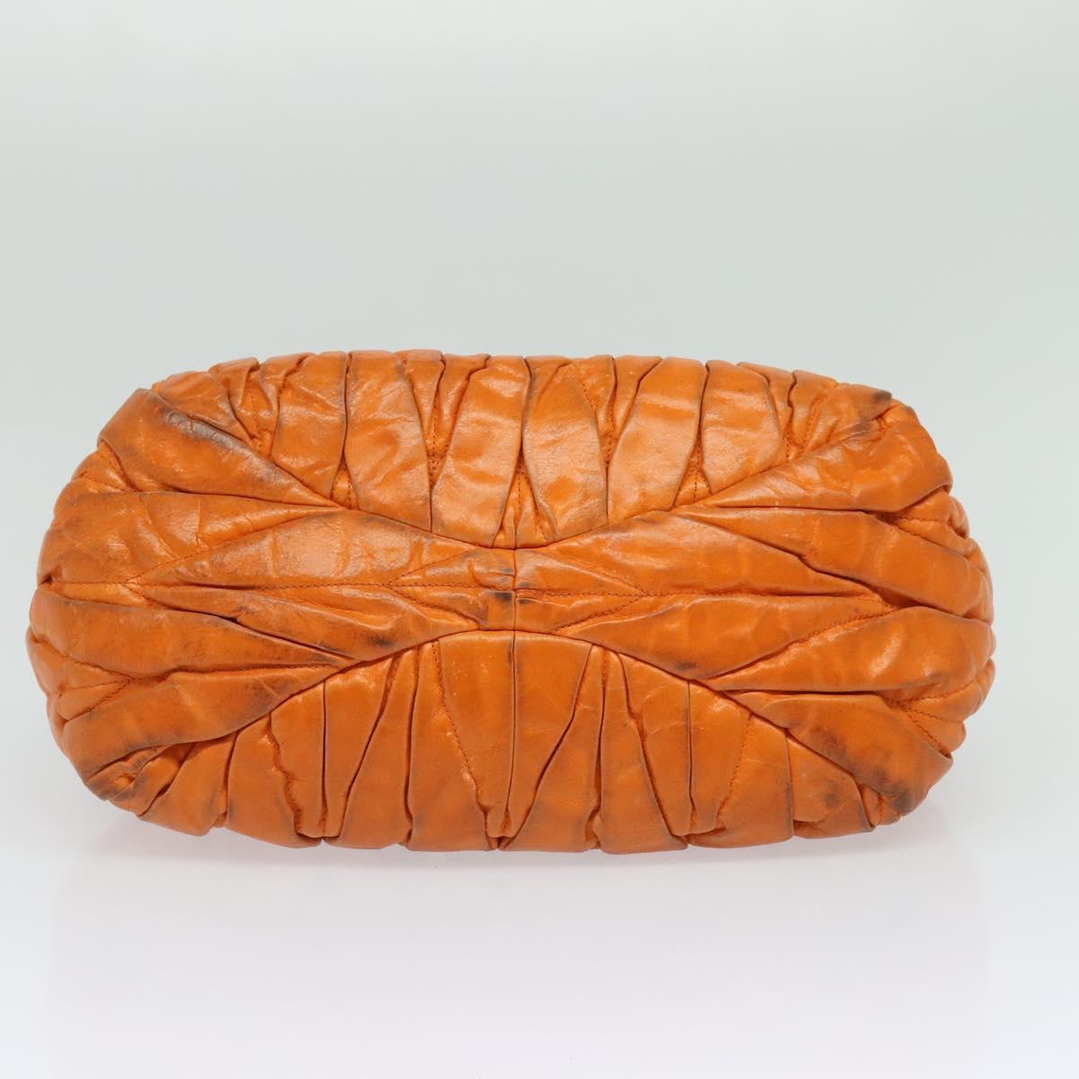 Miu Miu Matelasse Bag – Orange Leather