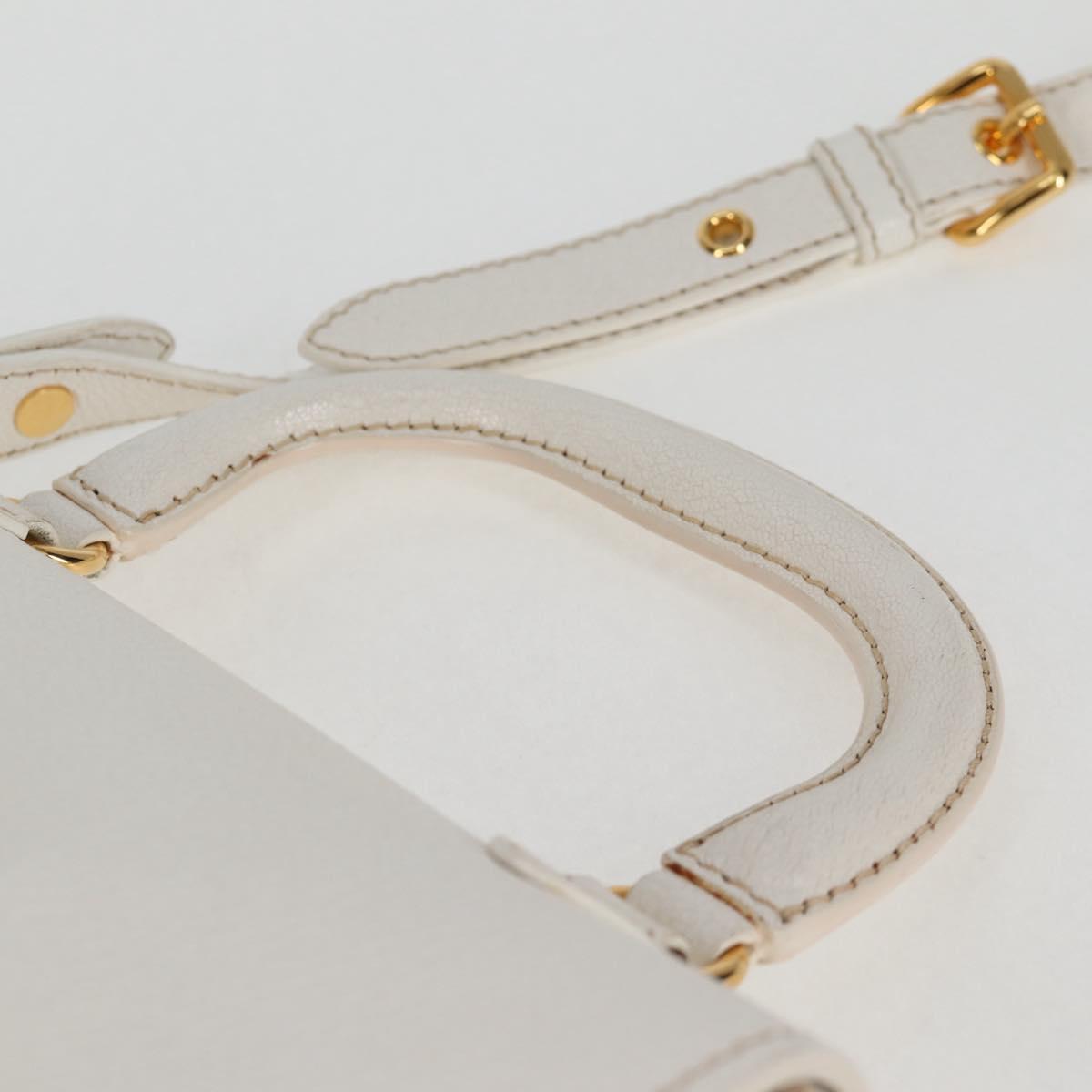 Miu Miu Bag – White Leather