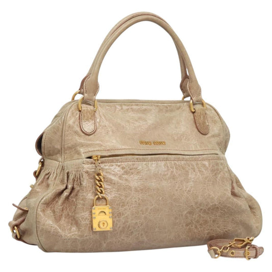 Miu Miu Bag – Beige Leather