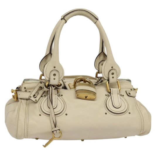 Chloe Paddington Bag - Cream Leather