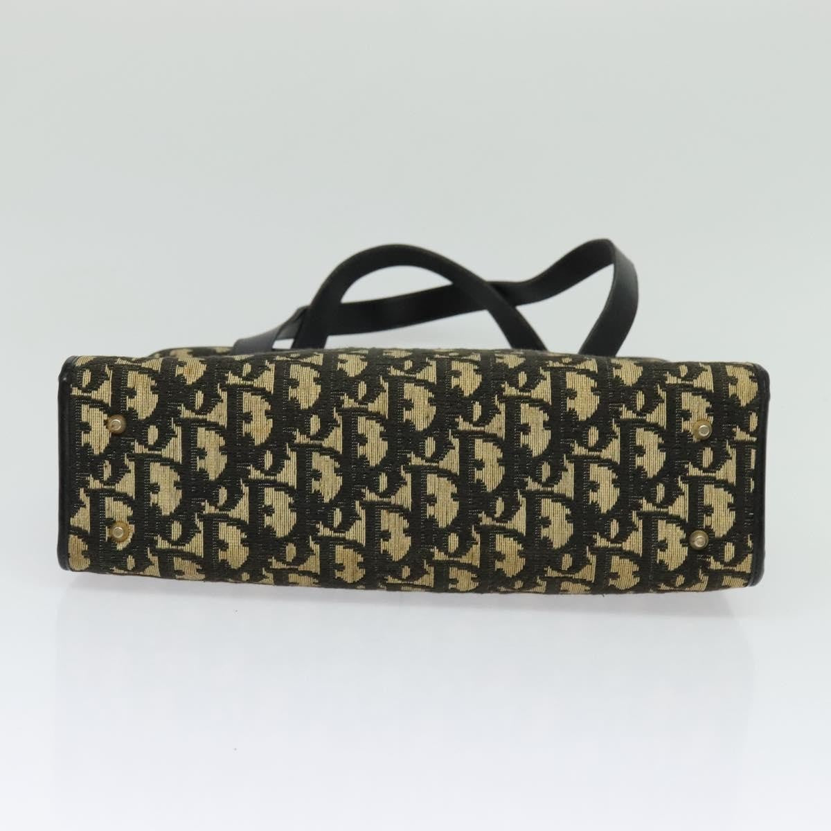 Dior Trotter Canvas Shoulder Bag – Black & Gold