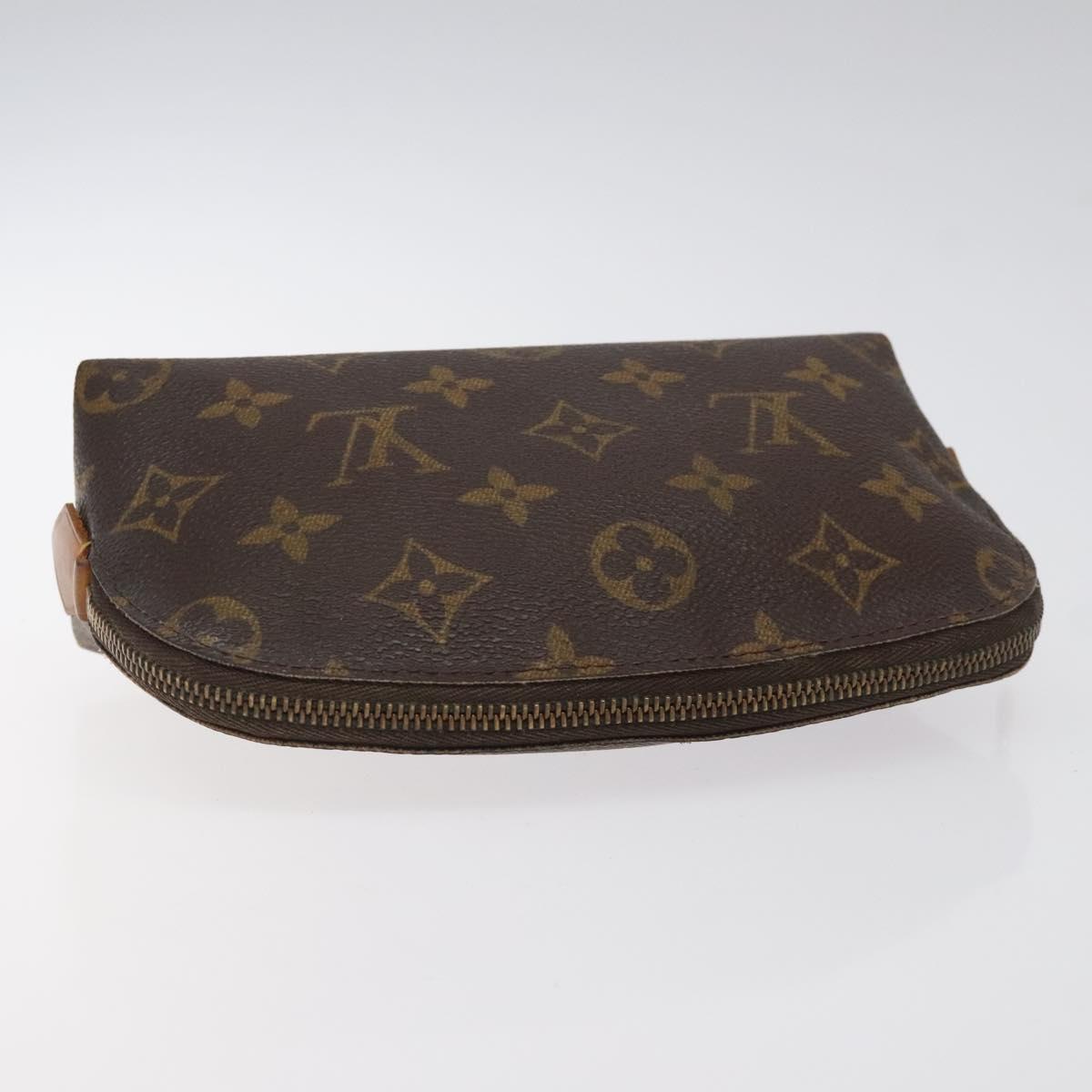 Louis Vuitton Monogram Cosmetic Pouch Canvas Brun