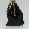 Miu Miu Bag – White Gold Black Leather