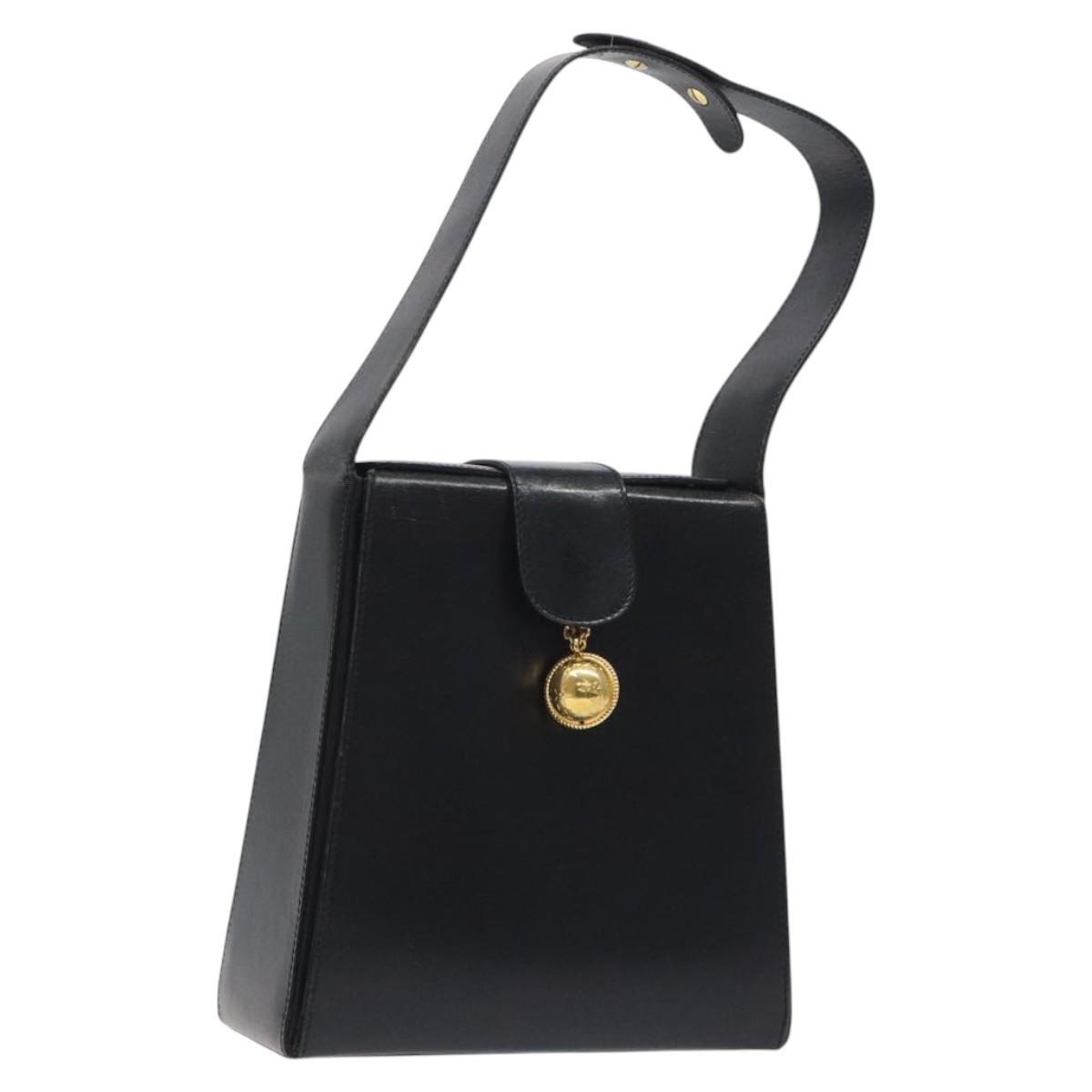 Celine Shoulder Bag – Black Leather