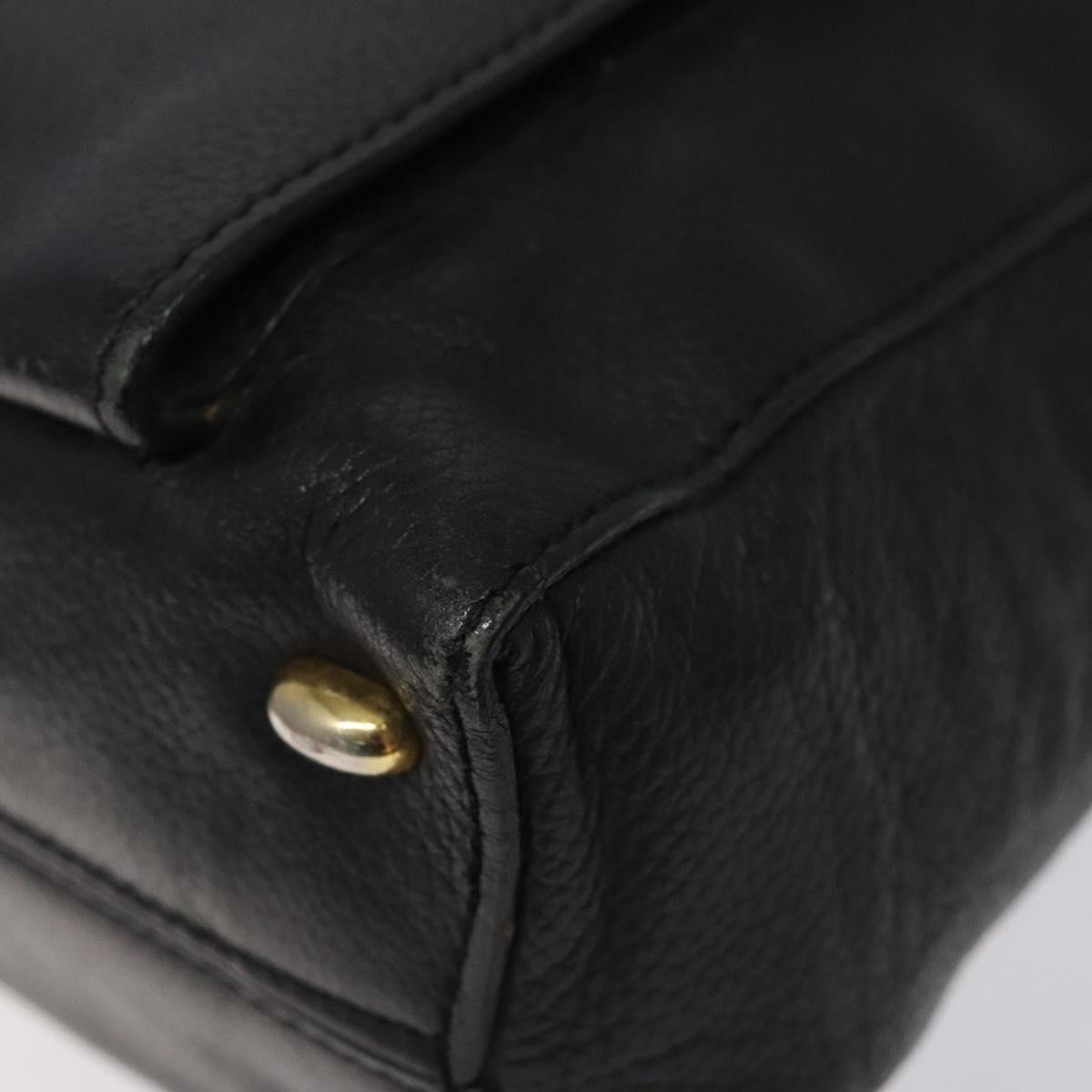 Celine Shoulder Bag – Black Leather