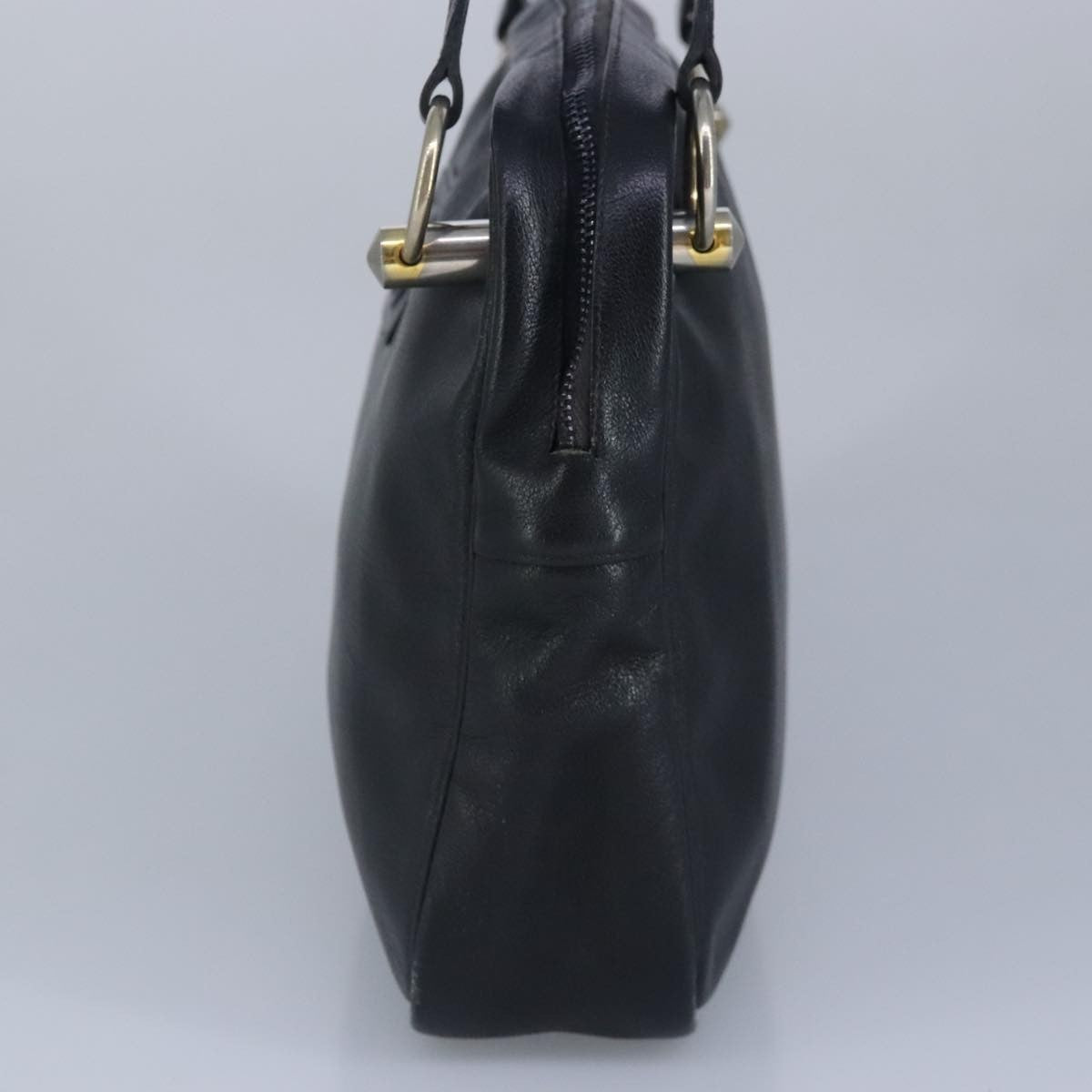 Dior Shoulder Bag – Black Leather Gold