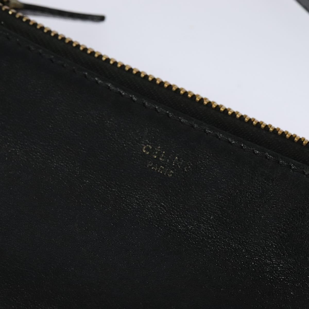 Celine Trio Shoulder Bag – Black Leather