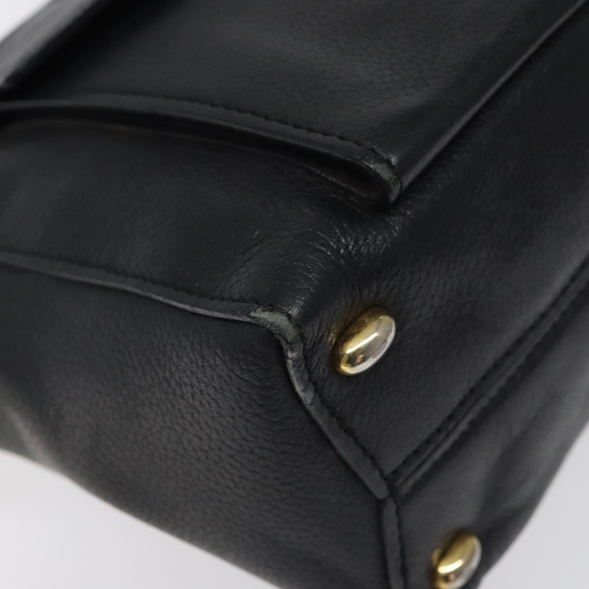 Celine Shoulder Bag – Black Leather