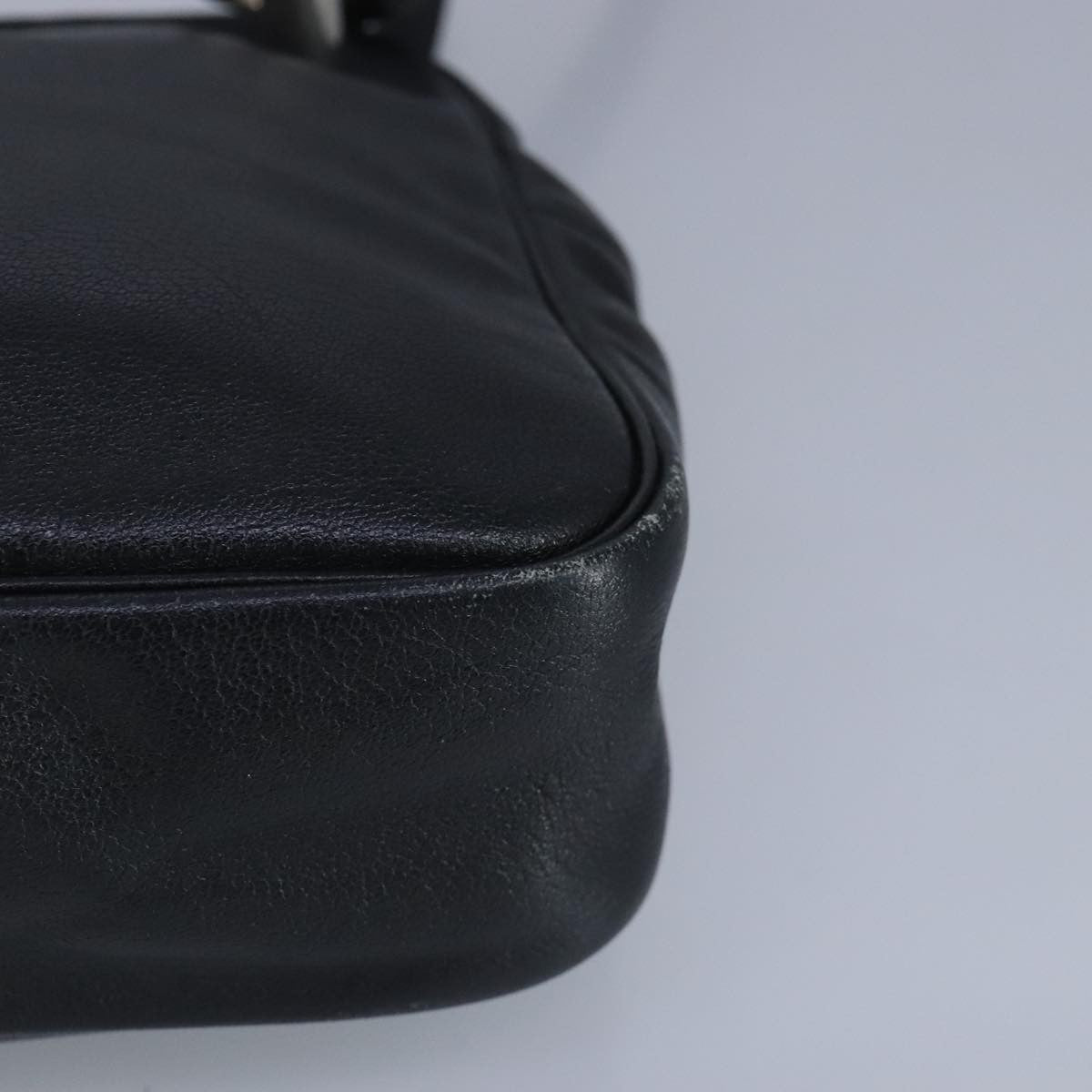 Dior Shoulder Bag – Black Leather Gold