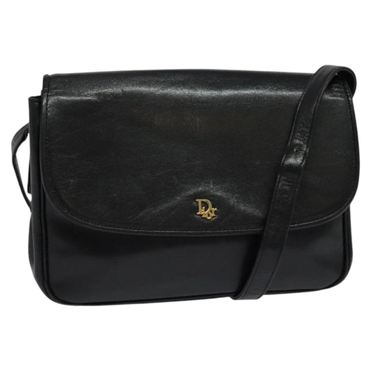 Christian Dior Shoulder Bag – Black Leather