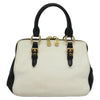 Miu Miu Bag – White Gold Black Leather