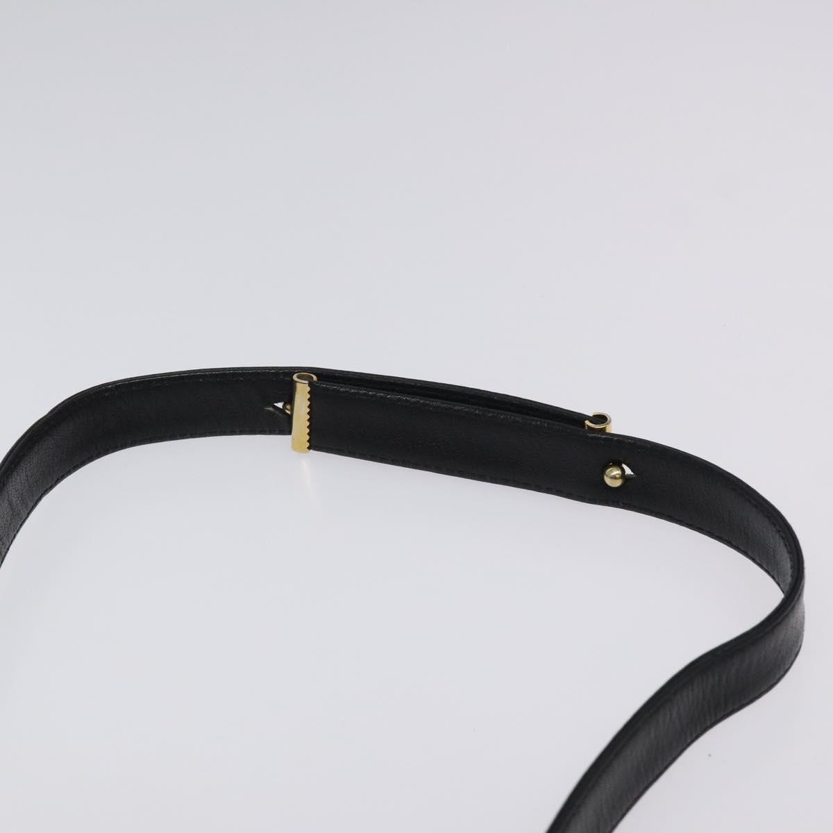 Dior Christian Shoulder Bag – Svart Lær Gull