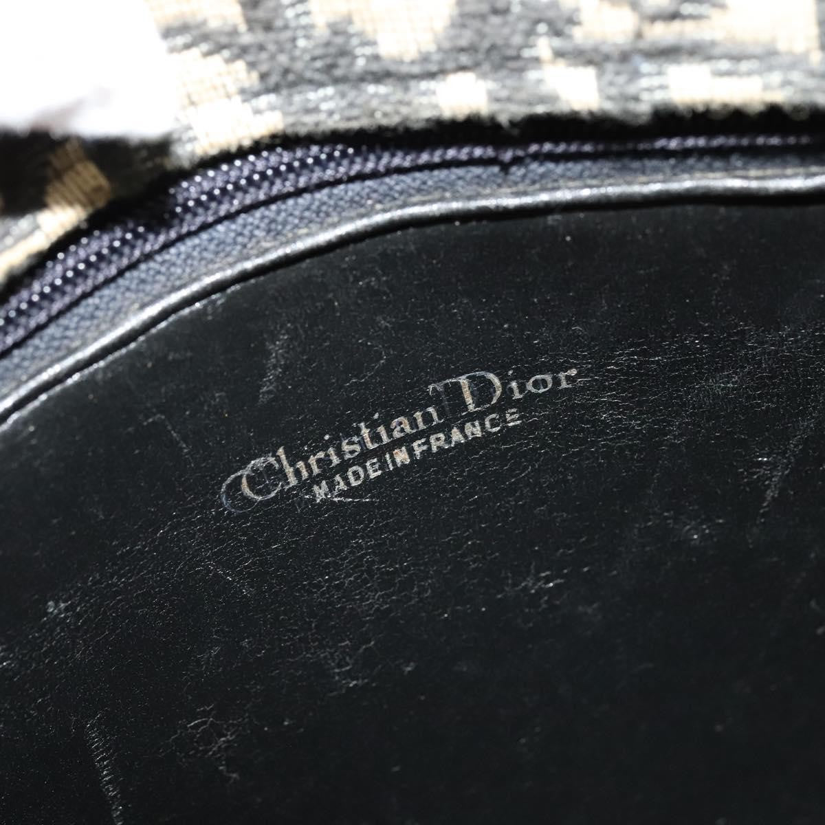 Dior Trotter Canvas Shoulder Bag – Black & Gold