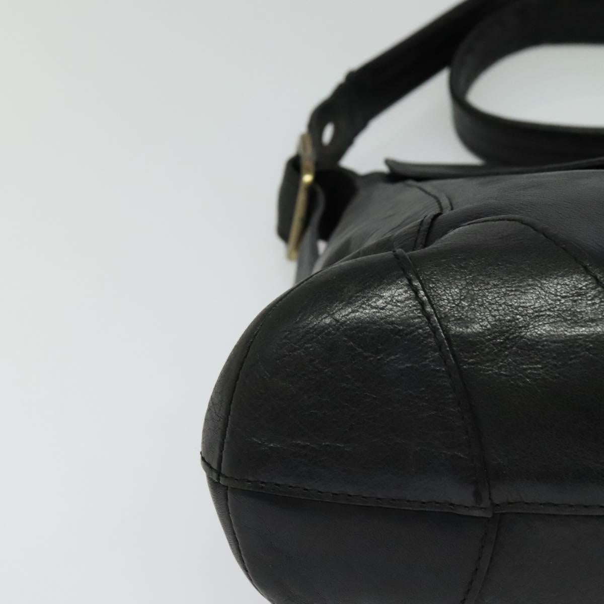 Chloe Shoulder Bag - Black Leather