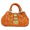 Miu Miu Matelasse Bag – Orange Leather