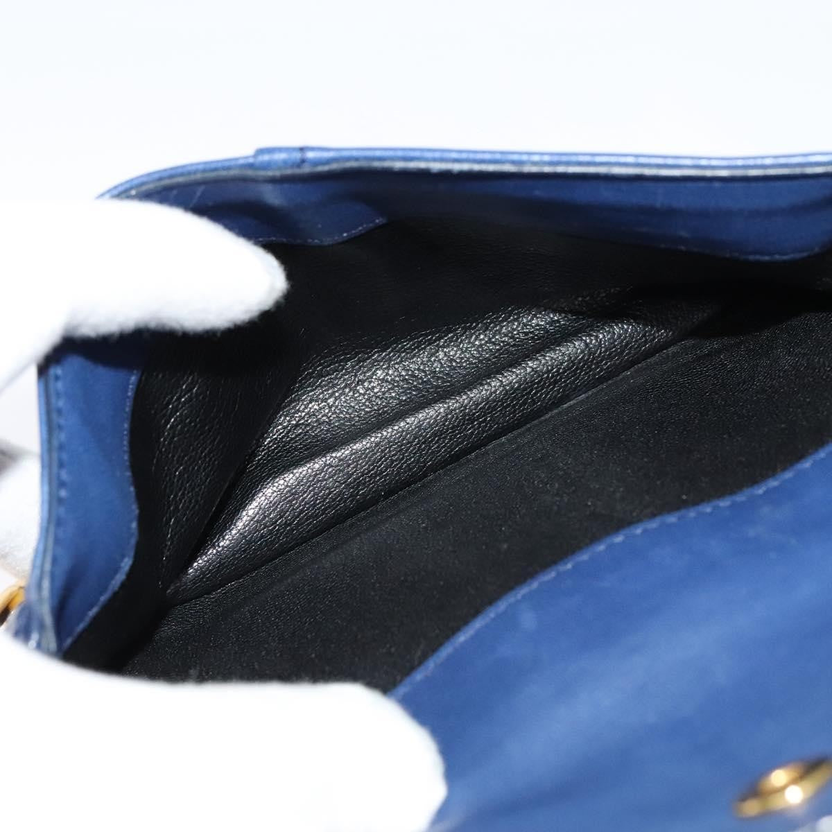 Miu Miu Chain Bag – Blue Leather