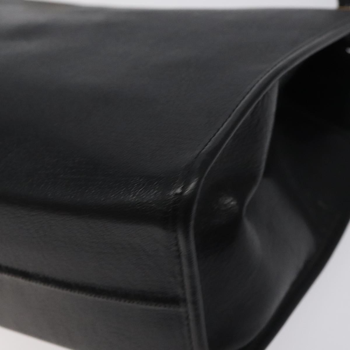 Dior Christian Shoulder Bag – Svart Lær Gull