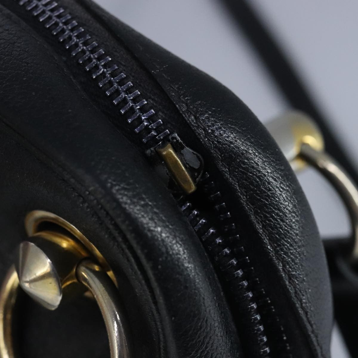 Dior Shoulder Bag – Black Leather Gold