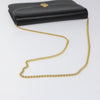 Christian Dior Chain Shoulder Bag – Black Leather Gold