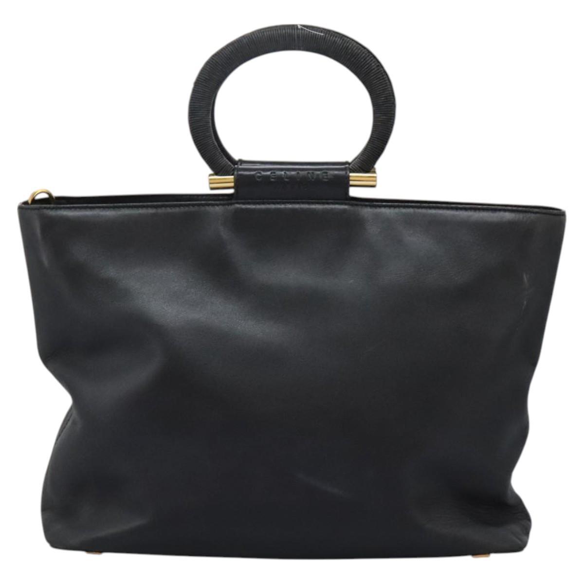 Celine Bag – Black Leather Gold