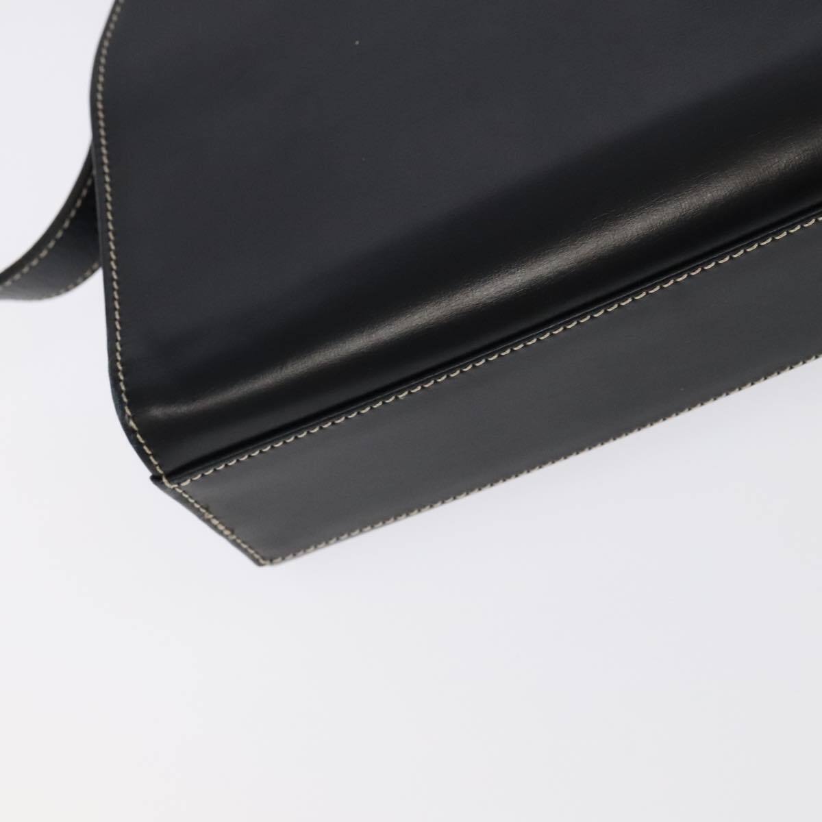 Dior Christian Shoulder Bag – Black Leather Gold