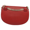 Chloe Georgia Chain Shoulder Bag - Red Leather