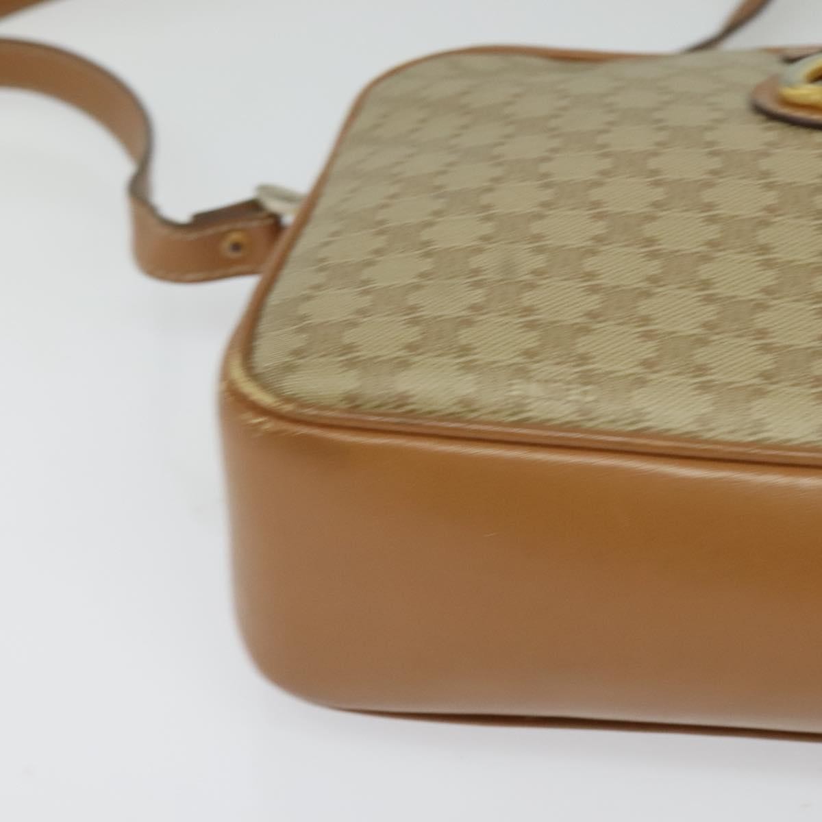 Celine Macadam Canvas Shoulder Bag – Beige Gold