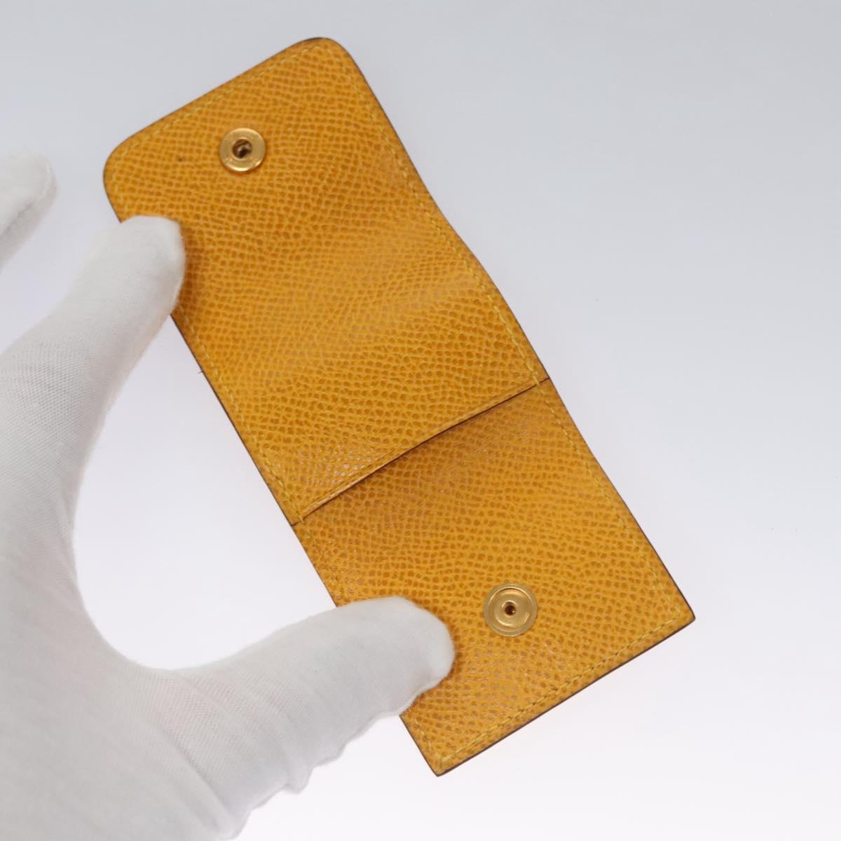 Hermes Wallet Yellow Leather