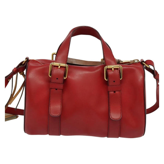 Chloe Eden Bag - Red Leather