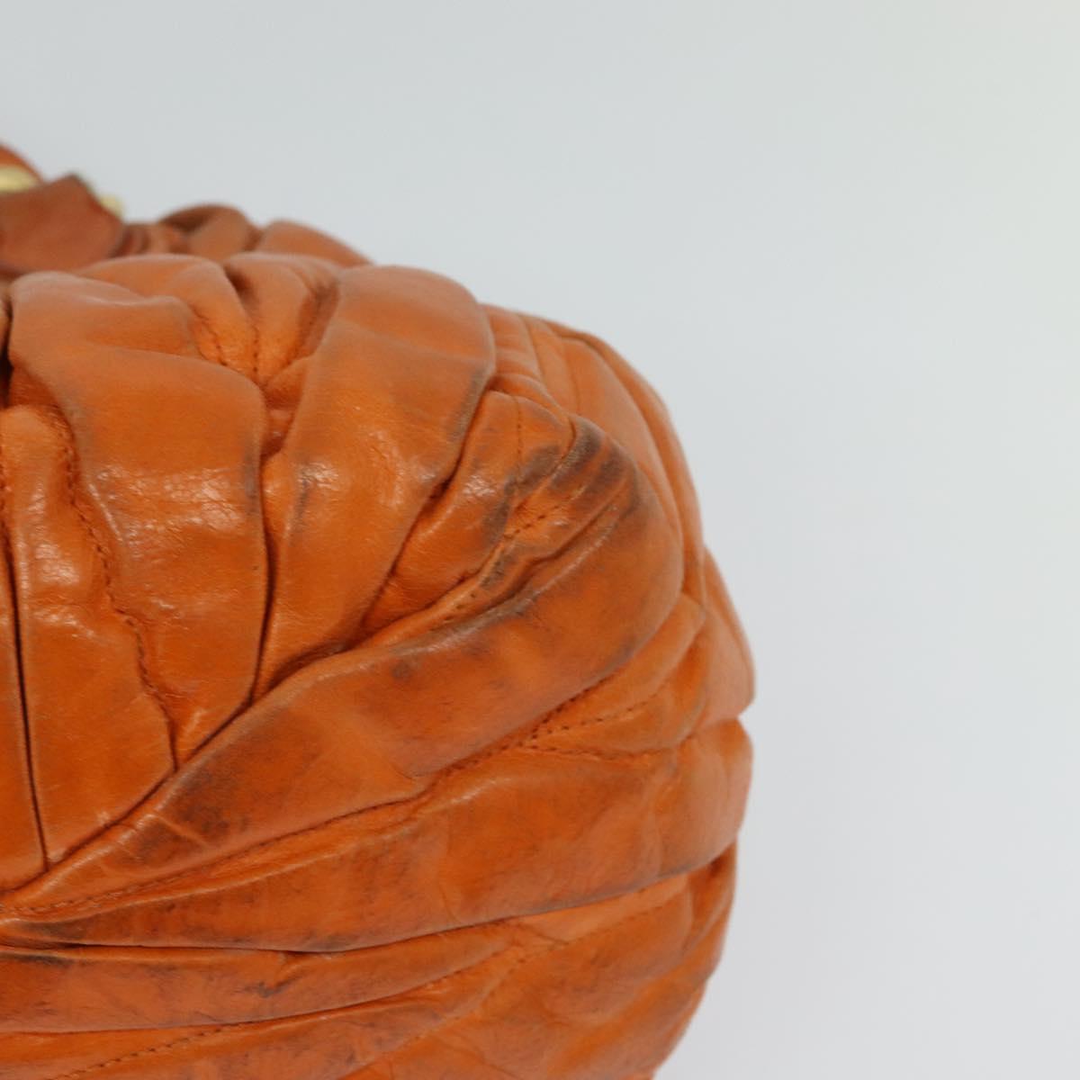 Miu Miu Matelasse Bag – Orange Leather