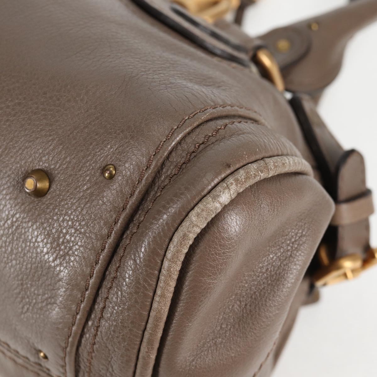 Chloe Paddington Bag - Beige Leather