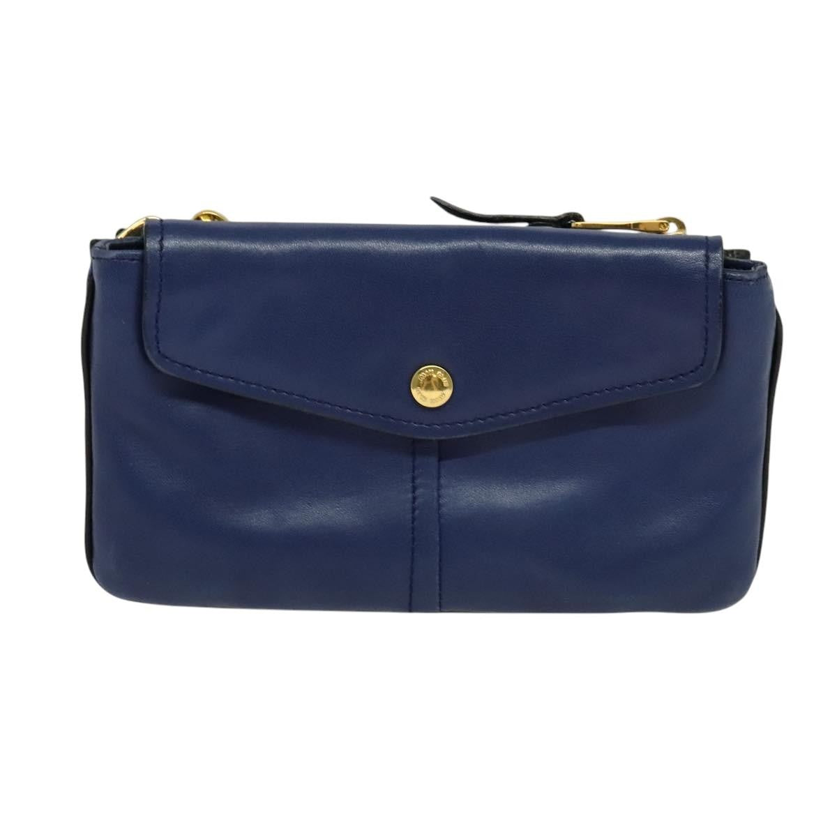 Miu Miu Chain Bag – Blue Leather