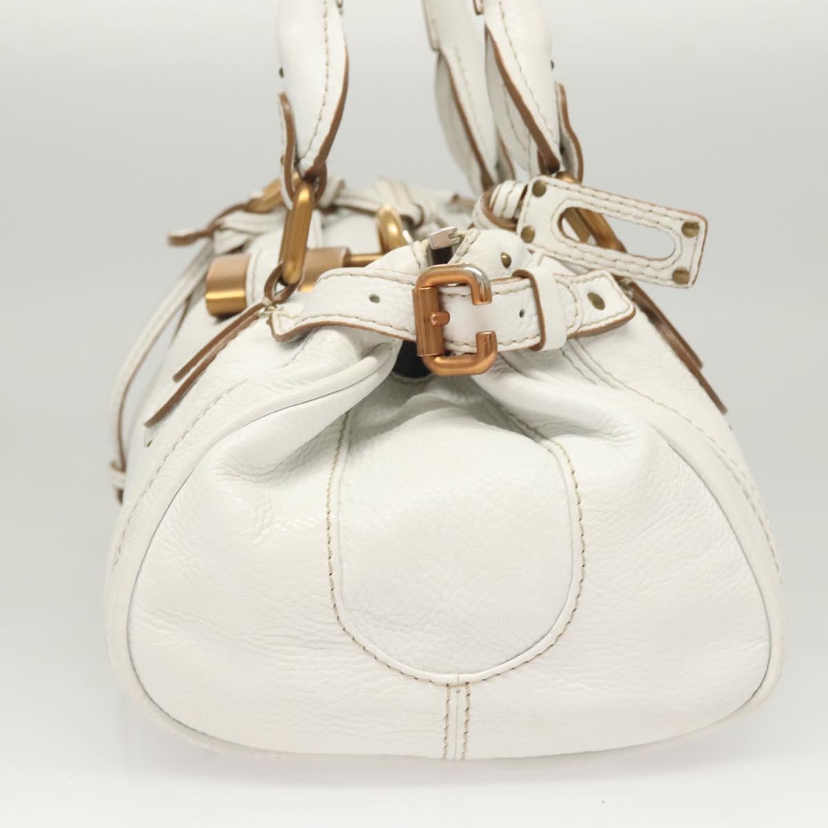 Chloe Paddington Bag - White Leather