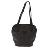 Celine Macadam Canvas Shoulder Bag – Black PVC Leather