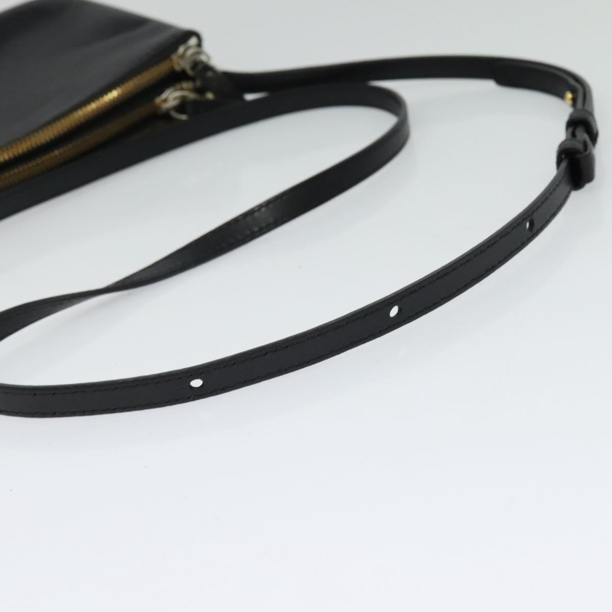 Celine Trio Shoulder Bag – Black Leather